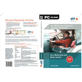 PROD031 SIGN LANGUAGE - Official Driver Theory Test Questions and Answers Motorcycles, Cars and Work Vehicles