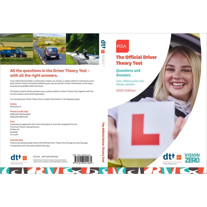 **New 2024 Edition ** English Language - Official Driver Theory Test Questions and Answers Car, Motorcycles and Works Vehicles - 2024 Edition