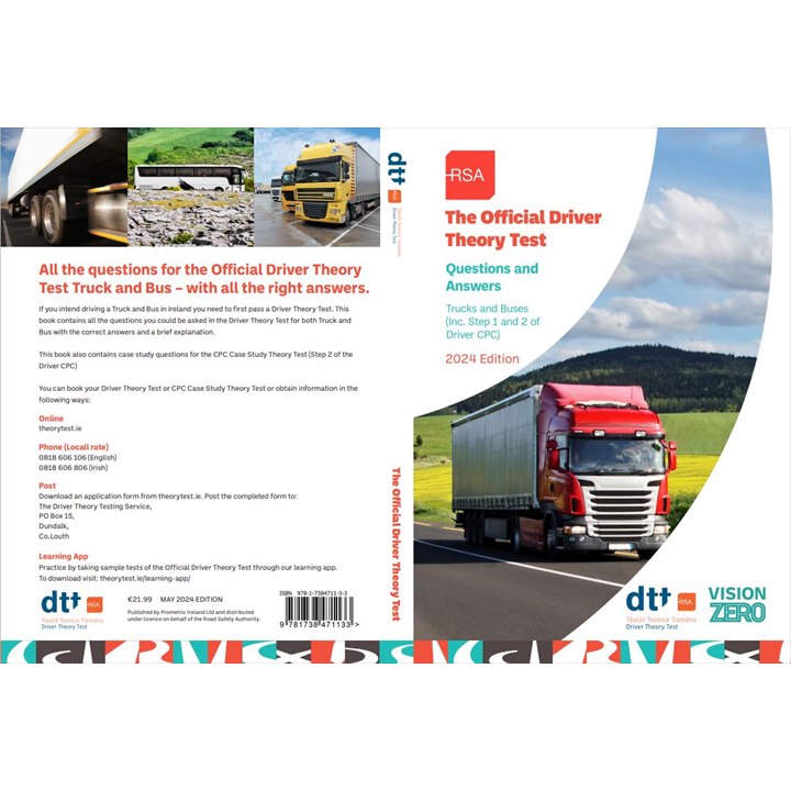 *NEW 2024 Edition* Official Driver Theory Test Questions and Answers, Truck &amp; Buses (Including Step 1 and Step 2 of Driver CPC) 2024 Edition